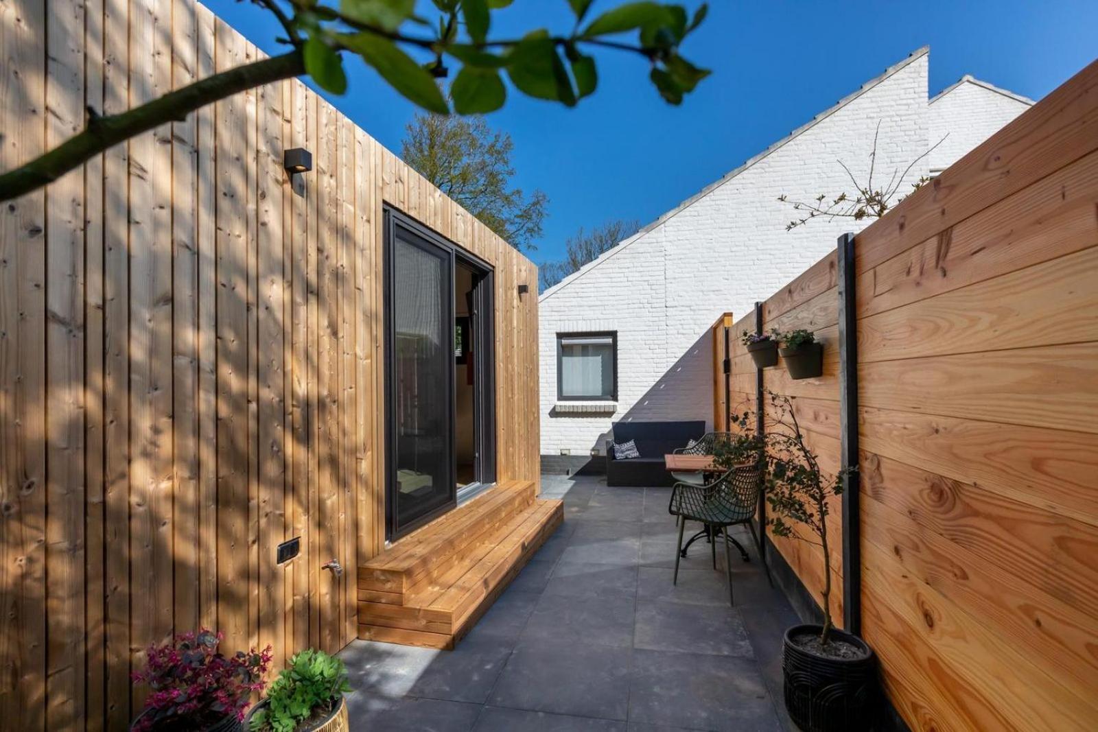 Вилла Tinyhouse La Mouette - D. Koddelaan 34, Заутеланде Экстерьер фото